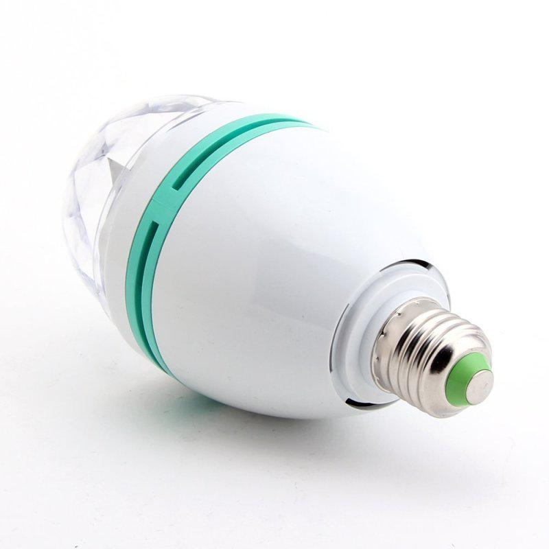 Горячий! Onedayshop® RGB Crystal Ball Effect Light E27 Светодиодное вращающееся сценическое освещение для дискотеки DJ Party