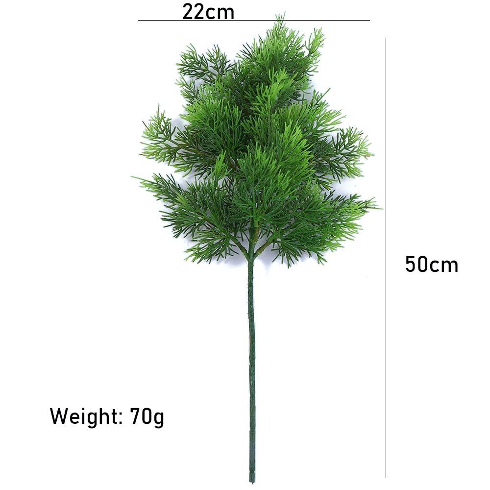 Accessories Home Decor Xmas Pines Cypress Leaf Artificial Plant Pine Needle Leaves Leaves Branch