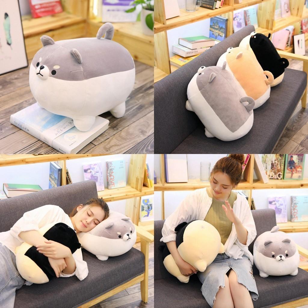 Очаровательная плюшевая игрушка собака Сиба-ину с мягким дизайном корги чай, идеально подходящая для детей