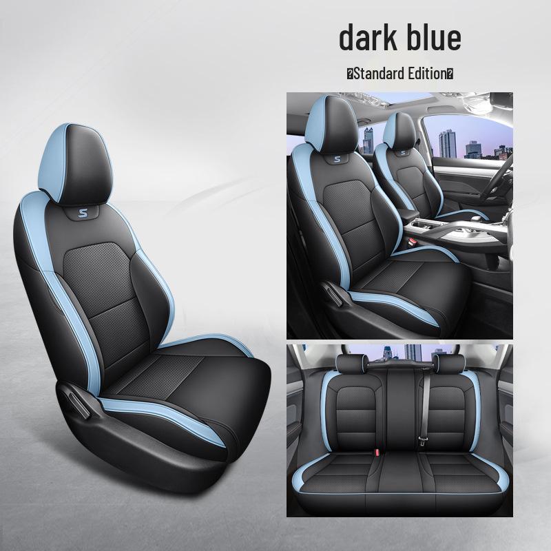 Universal Full Leather Car Seat Cushion for Bin Yue - Four Seasons, Five-Seater