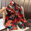 Women'S Elegant And Versatile Spring And Summer Sunscreen Autumn And Winter Warm Scarf Fashion Shawl Dual-Purpose