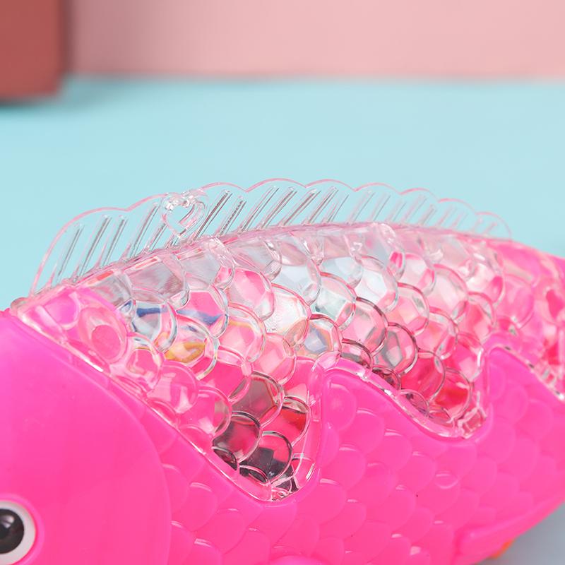 Имитация плавания электрическая игрушка-рыба для детей светодиодное освещение музыка интерактивные игрушки