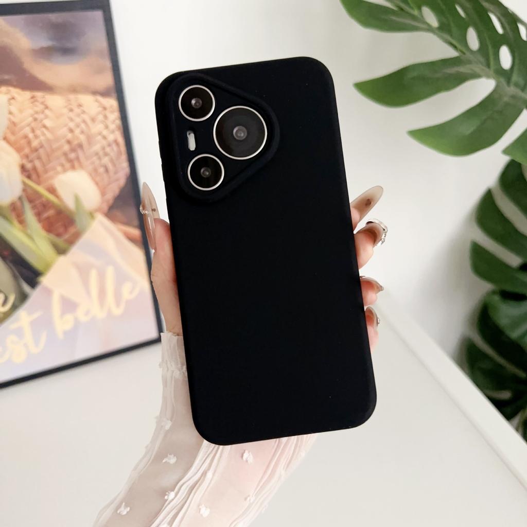 Применимо к чехлу для мобильного телефона Huawei P70 из жидкого силикона с мелкими отверстиями, чехол для мобильного телефона p70ultra однотонный, противоударный