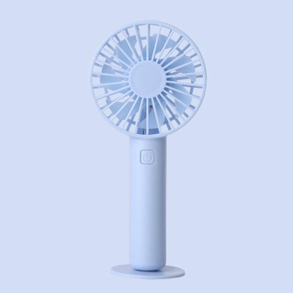 USB Mini Fan Handheld Personal Fan Rechargeable Battery Operated Cooling Fan Portable 3-Speed Macaro