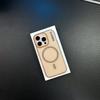 Для чехлов Magsafe Wireless Charge для iPhone 15 13 12 14 16 Pro Max матовый магнитный модный противоударный бронированный чехол металлическая крышка объектива