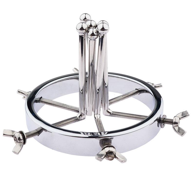 SM Эротический Электрошок Вагинальный Шарик Расширитель Регулируемый Металлический Анальный Расширитель Киска Огромная Анальная Пробка Электрический Стим Секс