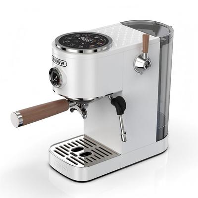 Полуавтоматическая кофемашина HiBREW H13, система с двумя бойлерами с давлением помпы 20 бар, многофункциональные режимы заваривания, регулируемый поддон для капель