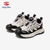 Happy Bear Unisex Spring Leather Kids' Sports Shoes with Rotating Button
