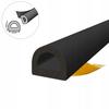 Self-adhesive door window seal D9x7.5mm BLACK