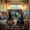 Deer Customize Your Name Blanket Warm Comfortable And Soft Blankets Are Suitable For Home Lunch Break Blanket Office Sofa Sofa Gift To Relatives And