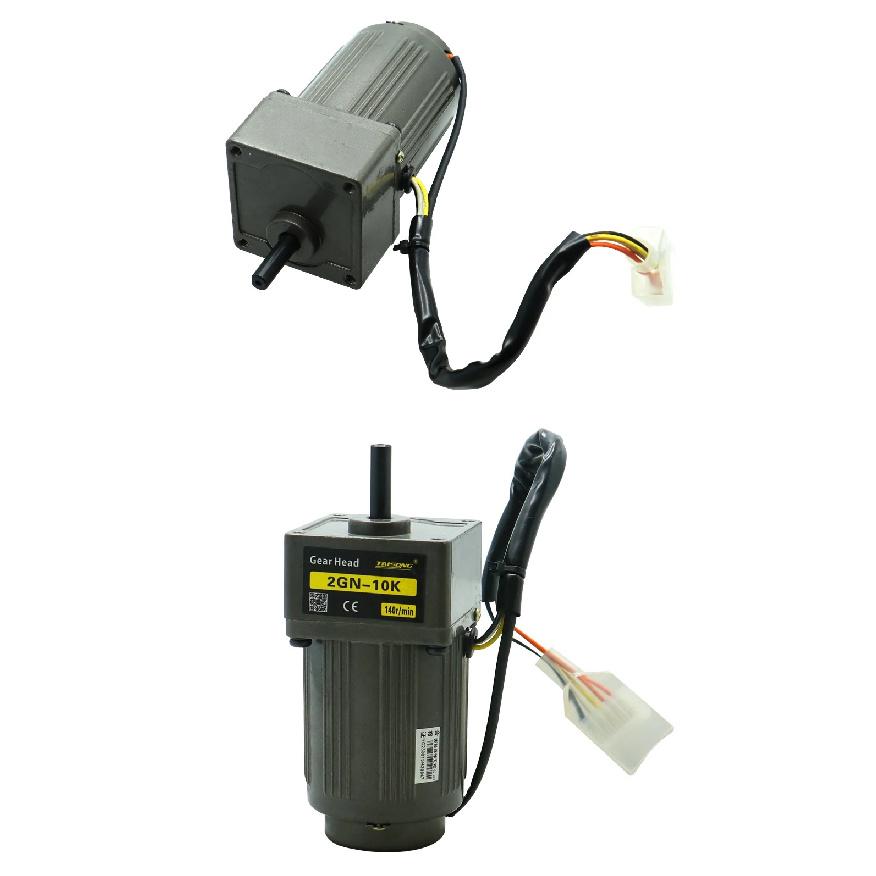 6W Micro AC Motor 110v 220v Single Phase Asynchronous Motor Gear Motor 8mm Motor Shaft+ Speed Controller 5RPM-1350RPM 50/60hz