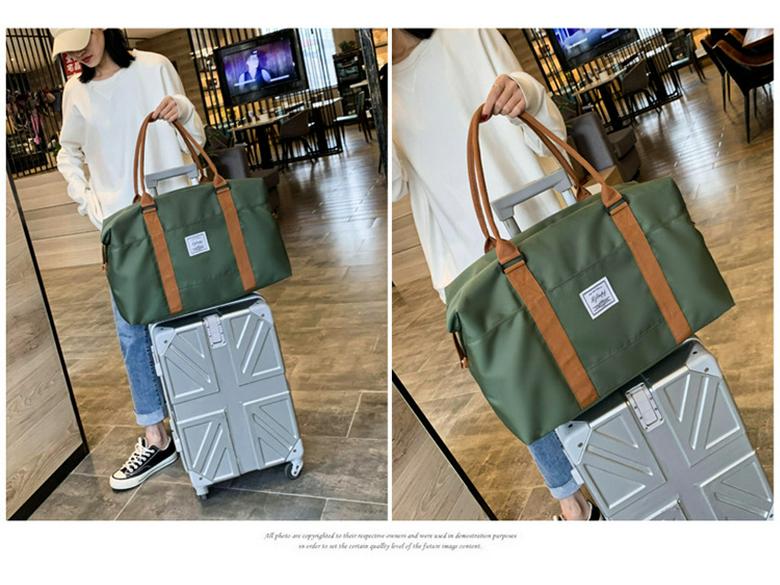 Персонализированная водонепроницаемая спортивная фитнес-дорожная сумка из Оксфорда - Большая вместимость, ручная кладь