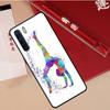 Акварельный чехол для гимнастики для Oppo A94 A18 A74 A57 A17 A77 A38 A58 A78 A98 A54 A80 A60 A40 A96 A76 A16 A15 A5 Pro