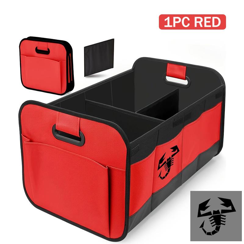 AJV1 Foldable Trunk Storage Box Waterproof Oxford Cloth Large-Capacity Organizer Bag For Abarth FIAT 500 FR Doblo Siena Stilo Tipo