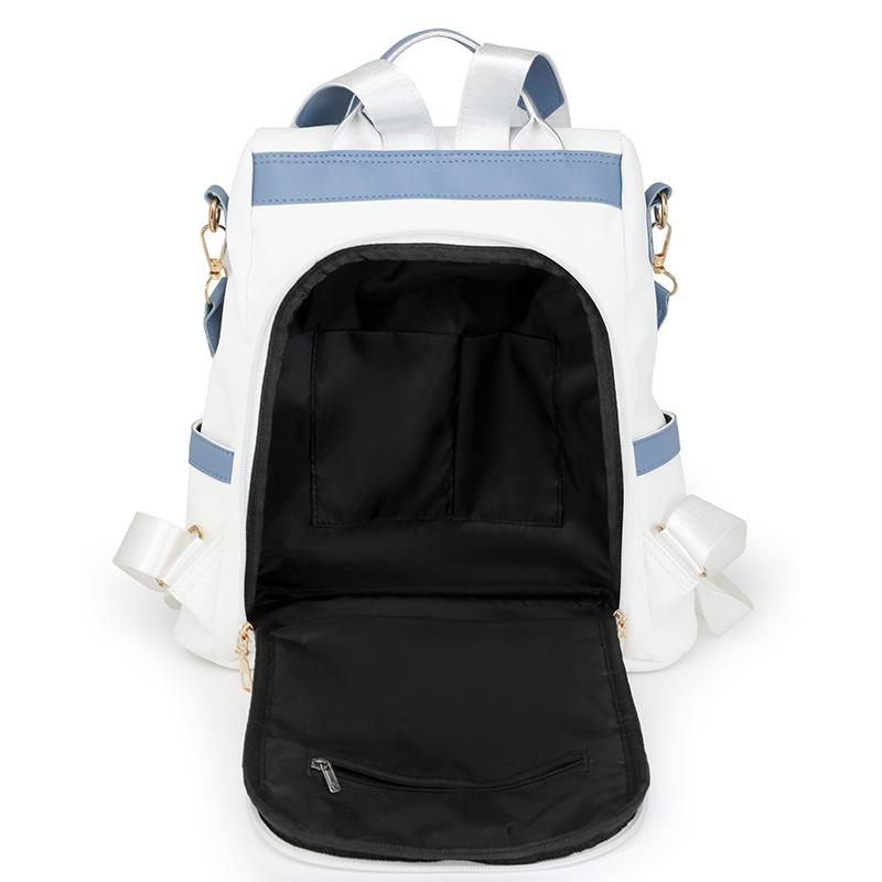 Мягкий кожаный рюкзак для женщин с кисточками, большой вместимости, дорожный рюкзак