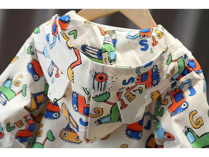 Модный детский ветрозащитный плащ в корейском стиле: Модная куртка для мальчиков и девочек на весну/осень 2023