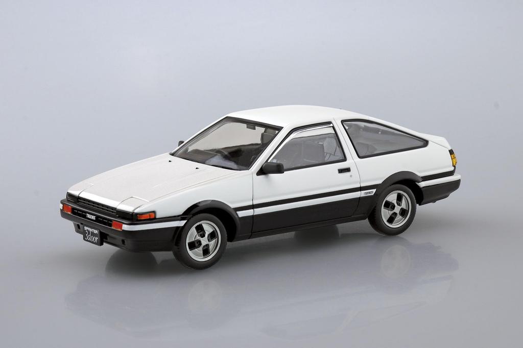Aoshima Bunka Kyozai Rakupla Snap Kit Toyota Sprinter Trueno Пластиковая модель ООО. (АОСИМА) 1/32 №11-WB Hi-Tech Двухцветный Предварительно окрашенный (Автомобиль)