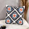 Nordic Ins Style Moroccan Tufted Pillow Bed and Breakfast Light Luxury Embroidered Cushion Removable and Washable Tassel Home Pillow Cover