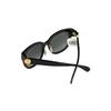 Gucci Acetate Irregular Sunglasses Unisex Couple Black