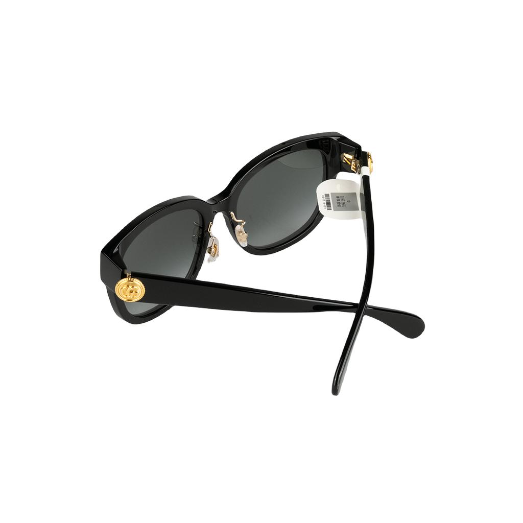Gucci Acetate Irregular Sunglasses Unisex Couple Black