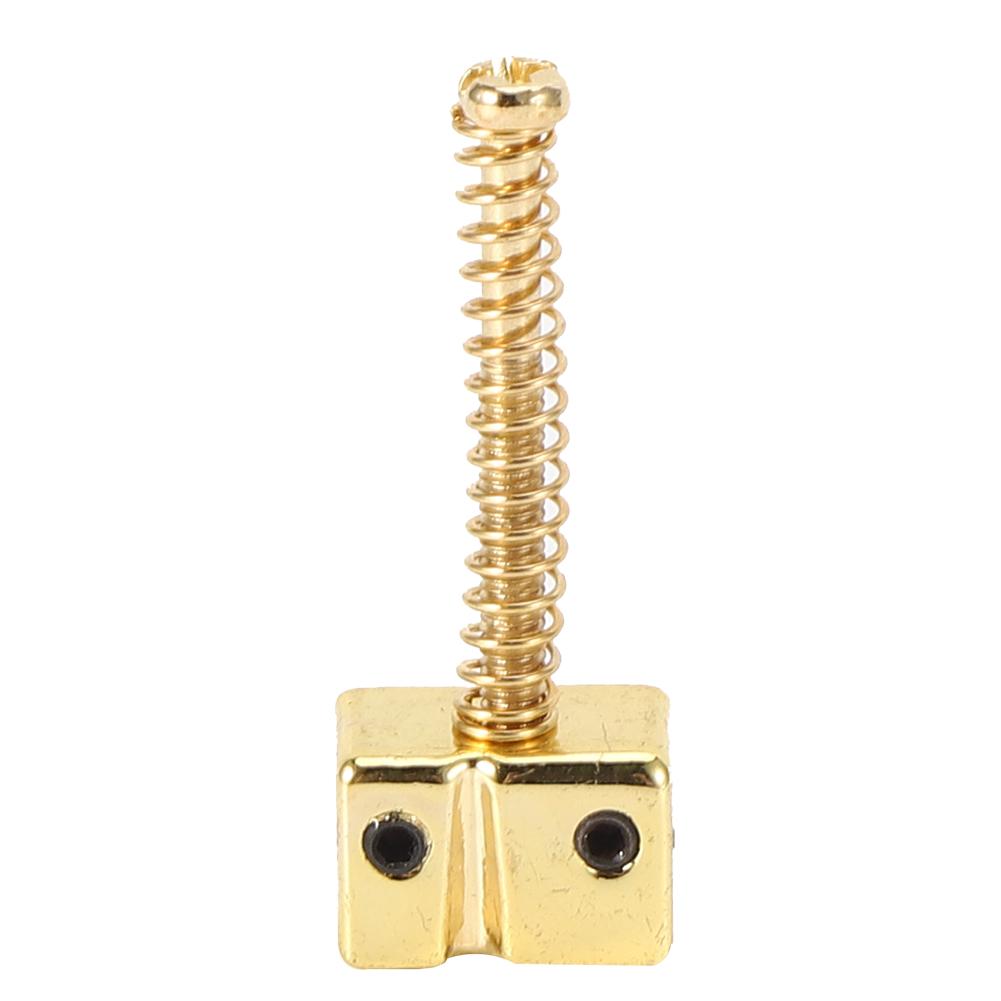 5Pcs Bass Bridge String Saddles for Bass Electric Guitar Replacement Part Spring Screws