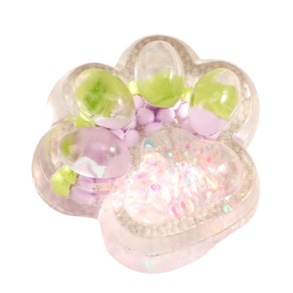 Клубничный Фруктовый Кот Лапа Сжимающая Игрушка Прозрачная Кошачья Лапа Зажимная Игрушка Розыгрыши