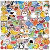 100 Cartoon Mini Stuff Graffiti Stickers Decorate Guitar Notebook Suitcase DIY Waterproof Stickers