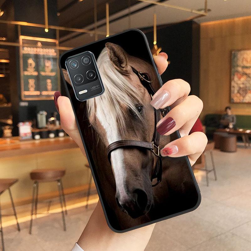 Чехол для телефона с изображением лошади для OPPO Realme 8 7 6 6i C3 C21 C21Y C11 X3 SuperZoom A94 A74 A91 A53S A54