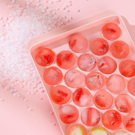 Ледяной шарик с крышкой 33 сетки DIY холодильник 3D круглый лоток для льда кухонные принадлежности