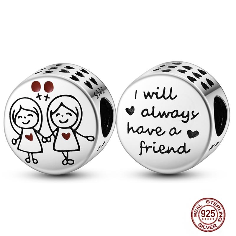 Медные Шармы Большая Любовь Мама Семья Сестра Розовое Сердце Тюльпан Бусины Ча Подходят для Оригинального Браслета Сделай Сам Ювелирный Подарок на День Матери