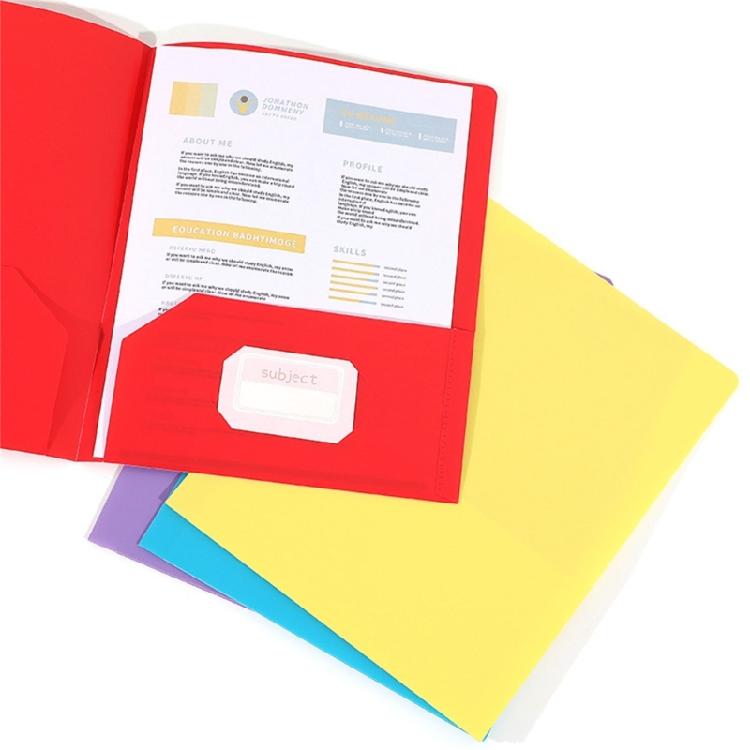 Папка на два кармана Упаковка из 1/6 папок формата Letter с двойным карманом Папки для презентаций формата Letter Органайзер для документов