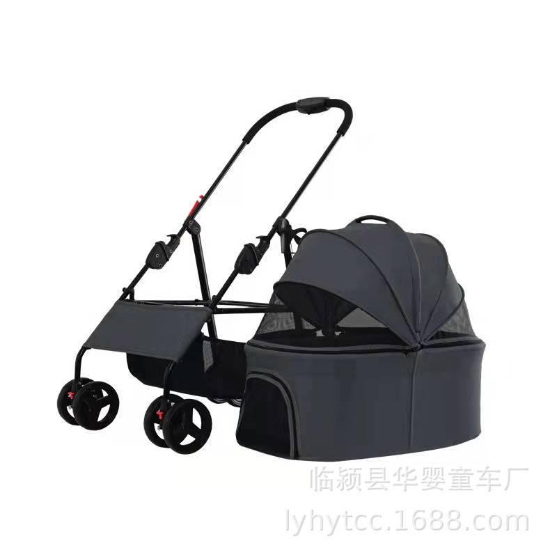 Тележка для животных на открытом воздухе Тележка для собак Съемная тележка для животных Портативная на открытом воздухе