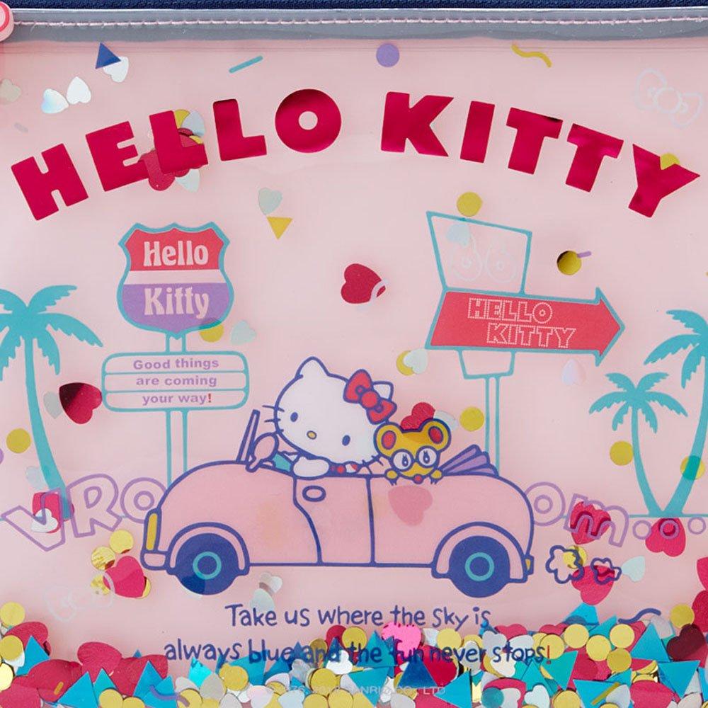 Sanrio Hello Kitty Виниловый плоский мешочек (Летний отпуск)