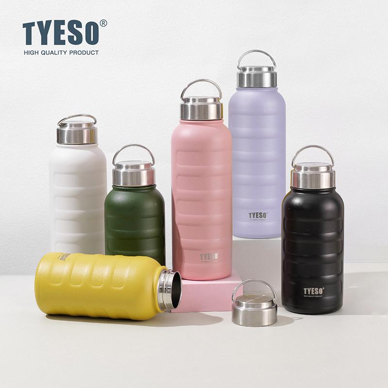 Portable Tyeso 360ml Thermoses 304 Stainless Steel Thermos Mug Thermal Tumbler Drinks Cup Water Bottle Sport Vacuum Flasks