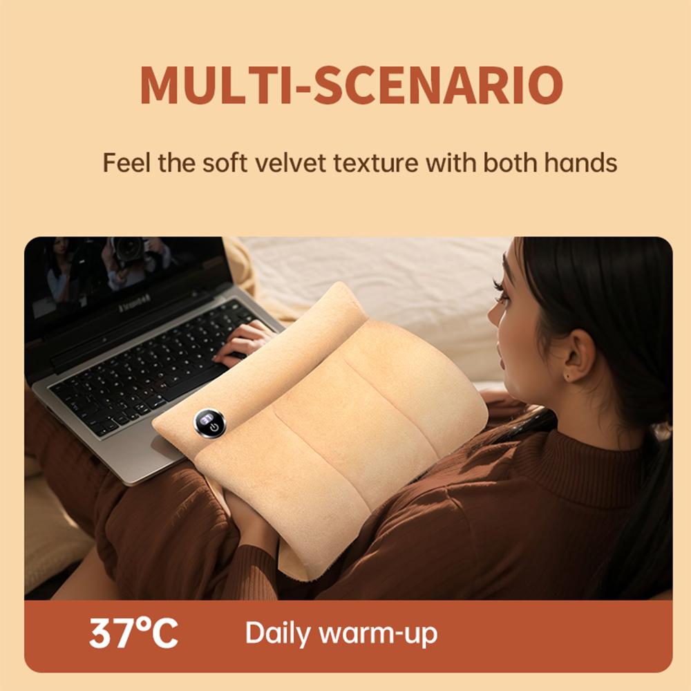 37°C/45°C/55°C 3 Levels Hand Warmer USB 5V Electric Graphene Heating Pad Portable Warm Hands Heater Pad Electric Seat Warmer Mat