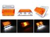 LED Marker Light 12-24V 4 Functions Orange, Off-Road