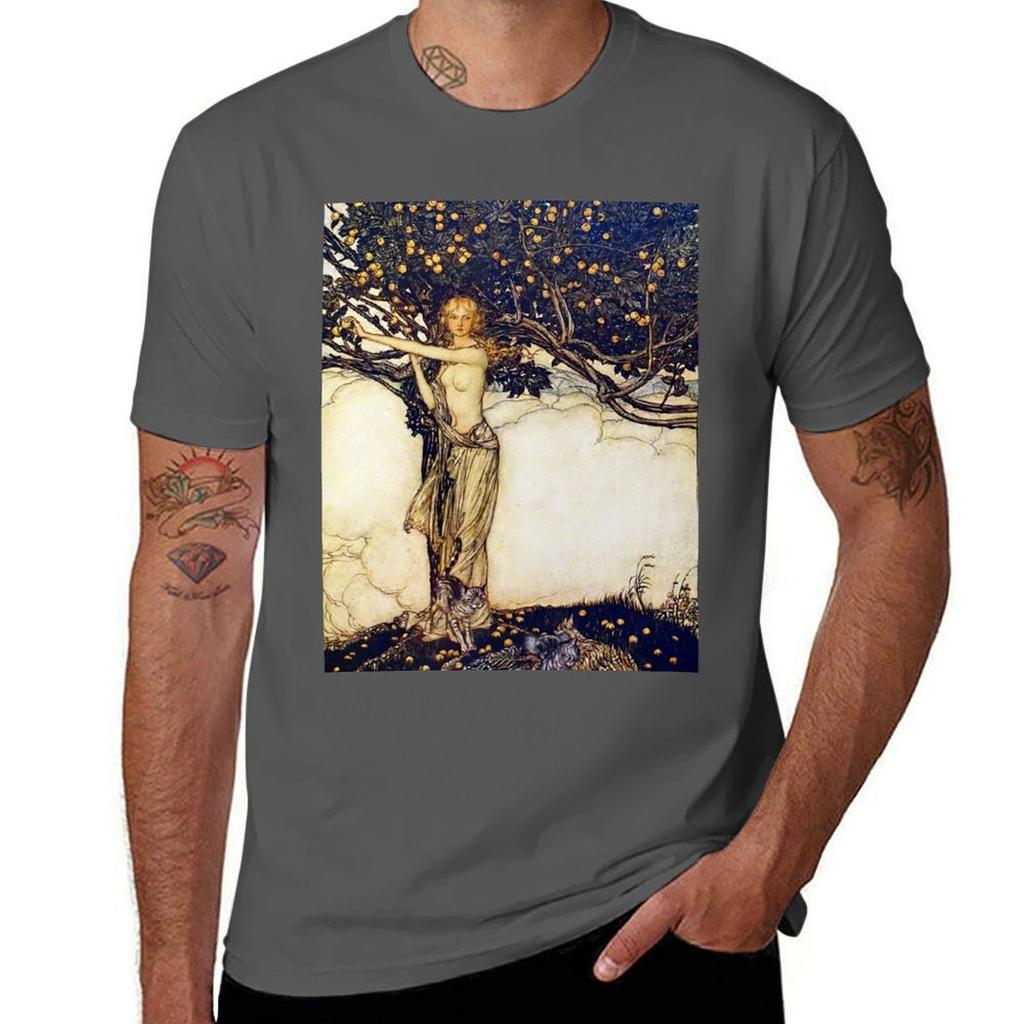 Freia the Fair One Arthur Rackham TShirt Plus Size Lightweight Tee Shirt