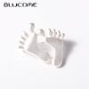 New Design Cute Little Feet Shape Brooches for Women Suit Scarf Pins Jewelry Kids New Year Gifts