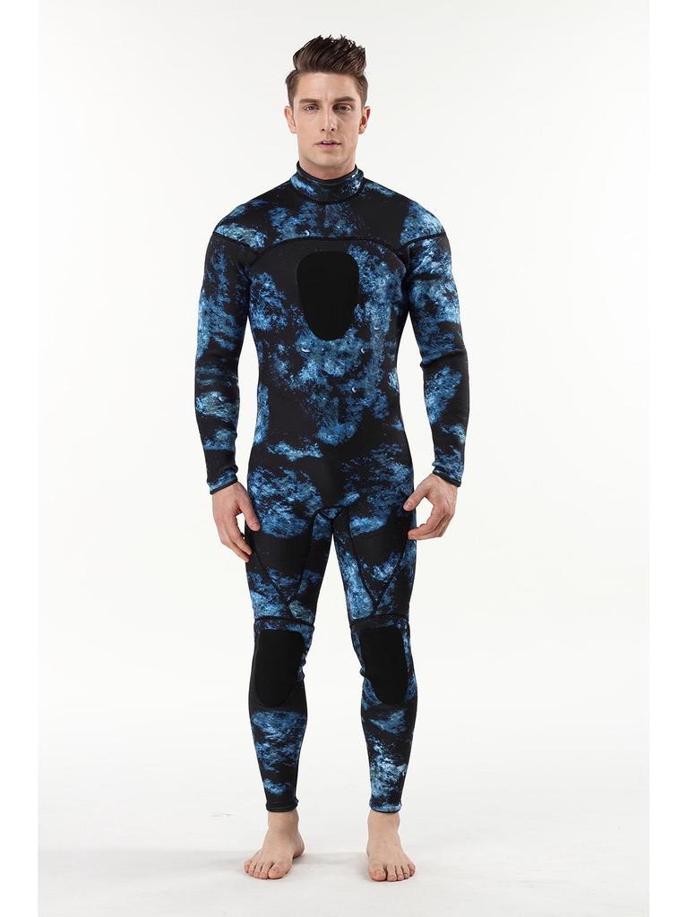 3MM Camouflage Neoprene One-Piece Wetsuit for Surfing & Diving