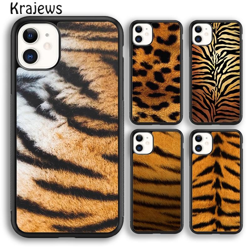 ANIMAL Tiger PRINT SKIN soft Phone Case Cover For iPhone 17 Air 16 15 14 plus 12 13 pro max coque Shell Fundas