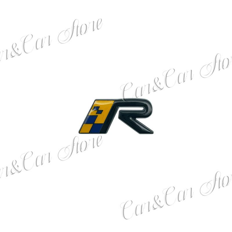 Auto 3D Metal Moose Test Deer Logo Swedish Flag R Design Badge Sticker For Volvo XC40 XC60 V40 C30 Rear Trunk Fender Side Decor