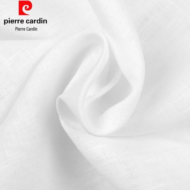 Pierre Cardin Мужская рубашка 100% лен, V-образный вырез, в китайском стиле