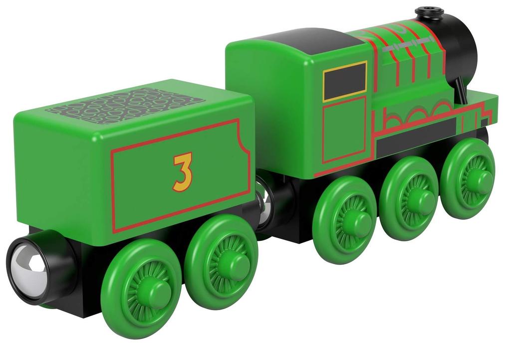 Паровозик Томас из серии деревянных рельс Генри и GHK13 (Томас) [2 вверх] [сертифицировано FSC]