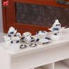 1 набор 1/12 Миниатюрный керамический набор для кофе и чая для кукольного домика Набор посуды Игрушка-декор для кухни кукольного домика Игрушки для ролевых игр