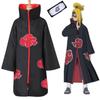 High-quality Naruto Akatsuki Uchiha Itachi Cosplay Costume Robe Cloak Ideal For Events