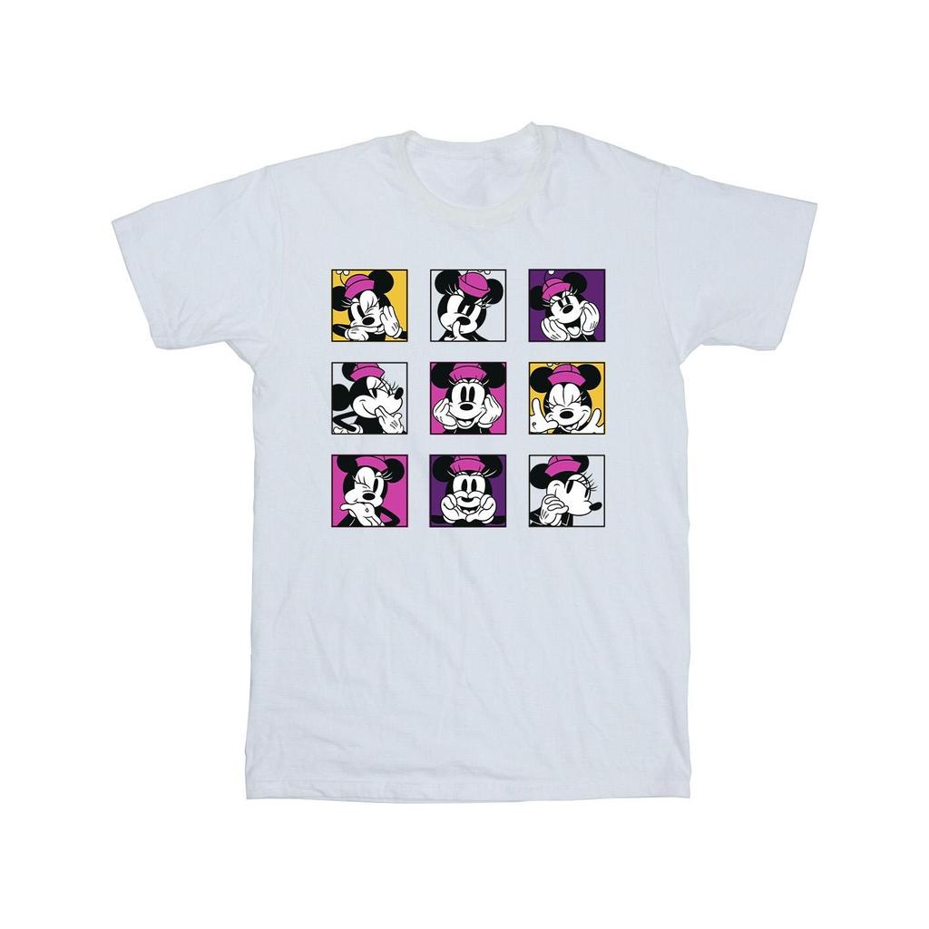 Disney Mens Minnie Mouse Squares T-Shirt
