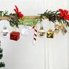 24Pcs/Box Christmas Bow Ball Cane Decoration Set Diy Xmas Tree Hanging Pendants Home Christmas Party Decoration Supply