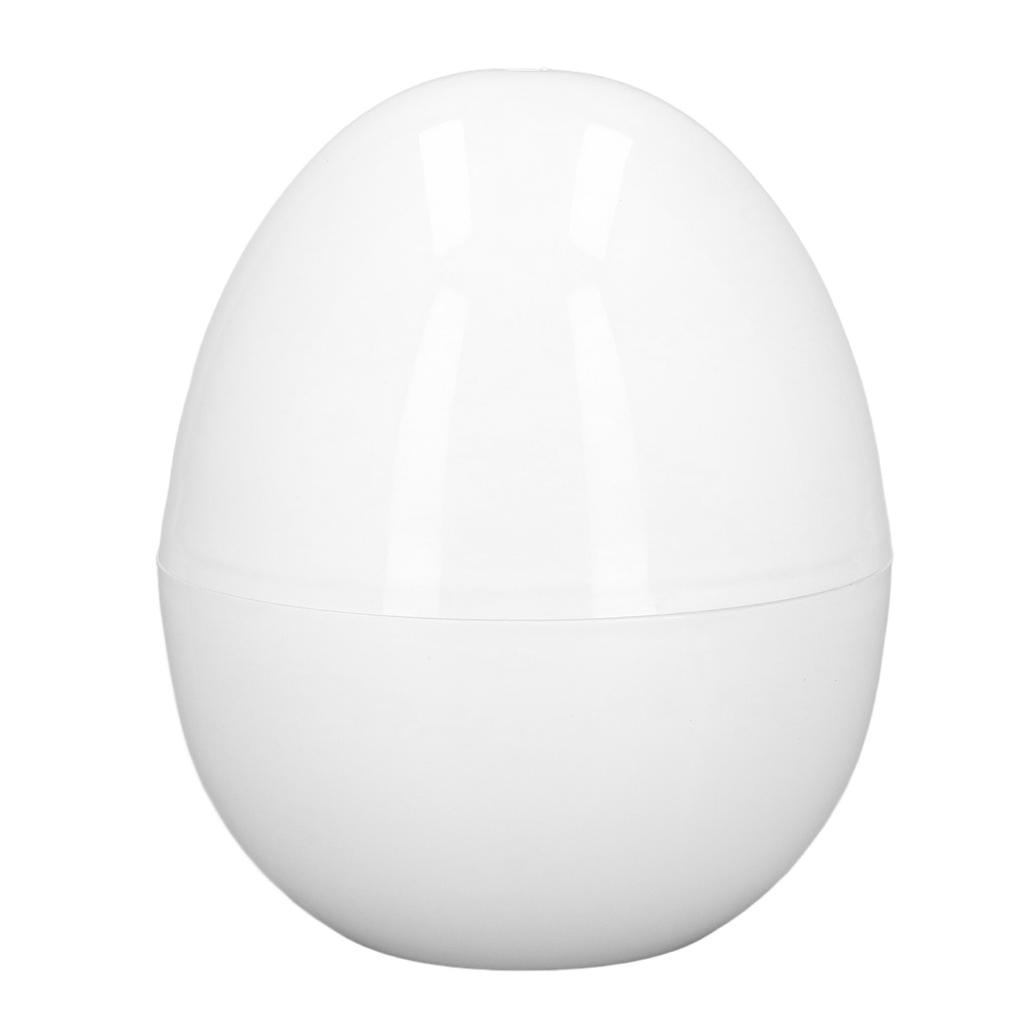 Hard Boiled Egg Cooker 4 Eggs Capacity Compact Design ABS Material Egg Shape Microwave Function Egg Boiler