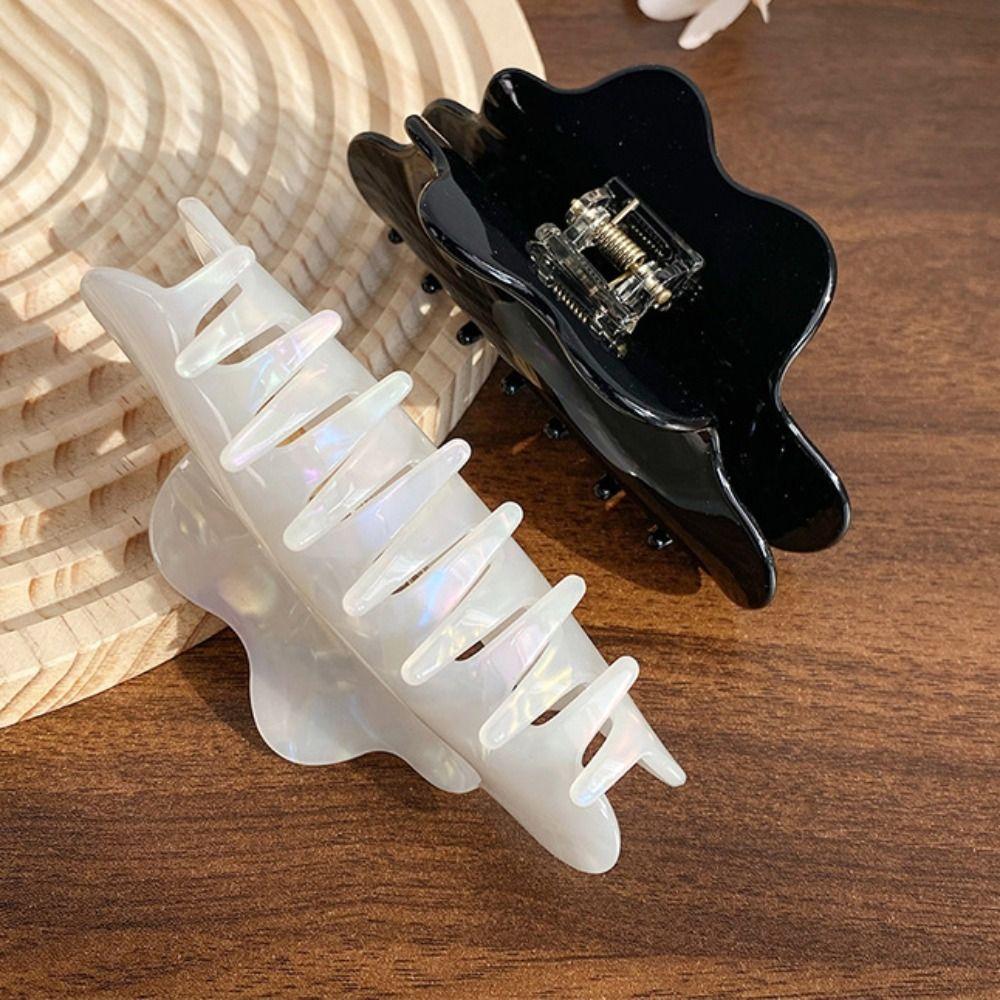 Заколка для волос в форме облака, однотонная черепаховая заколка для волос, когти для путешествий