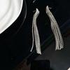 Trendy Long Tassel Earrings for Women: Light Luxury, Fashionable, All-Match, Unique European and American Design